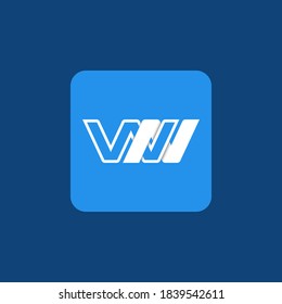 Letter WN Technology Logo vector