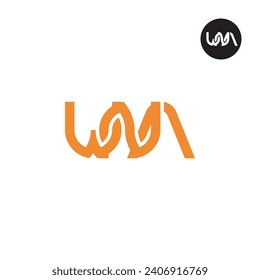 Letter WNA Monogram Logo Design