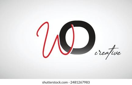 Letter WO Creative Clean Logo Design