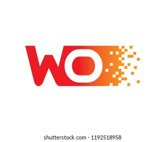 Letter WO Template Design Vector, Emblem, Concept Design, Creative Symbol, Icon
