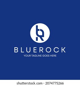 Letra RBT o material vectorial libre del logotipo BR. Combinando el concepto de diseño abstracto. Se puede utilizar como símbolo relacionado con Inicial.
