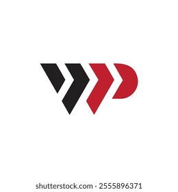 letter WP PW logo design vector template. Letter PW logo design template vector illustration, pw icon symbol, pw vector, wp logo, wp icon, wp symbol design vector template for any business.