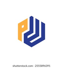 letter WP PW logo design vector template. Letter PW logo design template vector illustration, pw icon symbol, pw vector, wp logo, wp icon, wp symbol design vector template for any business.