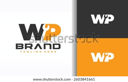 the letter WP wrench logo