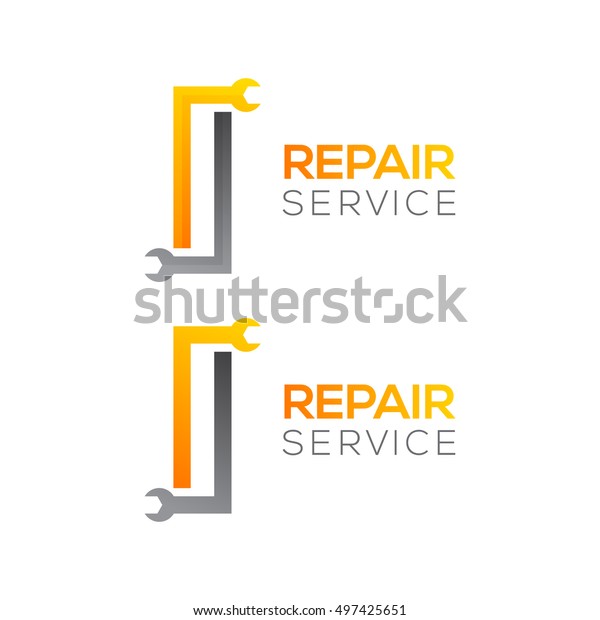 Letter I with wrench\
logo,Industrial,repair,tools,service and maintenance logo for\
corporate identity