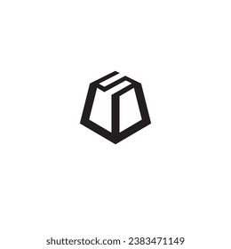 Letter ws logo design vector royalty free image template 