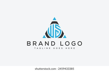letter WS logo design vector template design for brand