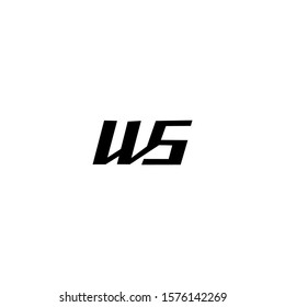 Letter WS W S Logo Design Vector Template