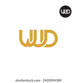 Letter WUD Monogram Logo Design