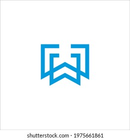letter WW logo design vector sign