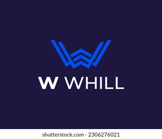 Letter WW Simple Monogram Logo