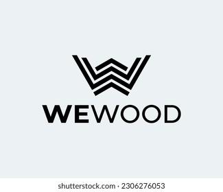 Letter WW Simple Monogram Logo