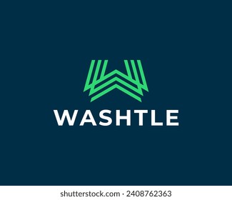 Letter WW Simple Monogram Logo