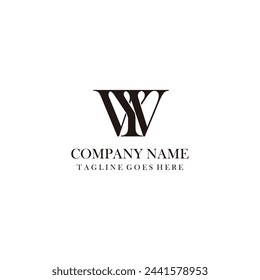 Letter WY logo design concept