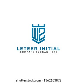 Letter WZ Initial icon / logo design Monogram inspiration. - vector