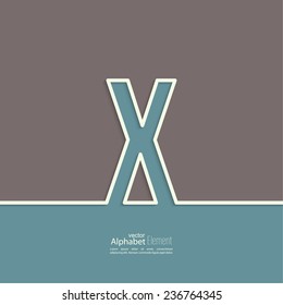 The letter X of the alphabet.