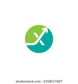Letter X Arrow Logo, Abstract, Icon, Vector