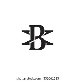 Letter X B Monogram Logo Stock Vector (Royalty Free) 331061513 ...