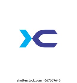 letter x and c logo