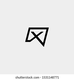 Letter X Chat Logo Template Vector Design