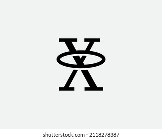 Logo-Design des Buchstaben X, eps10 einzeln