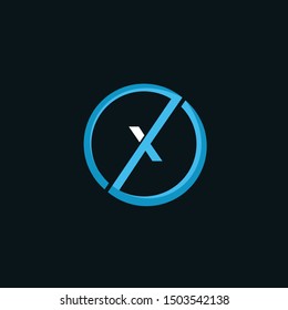 Letter X Circular Innovation Creative Modern Logo