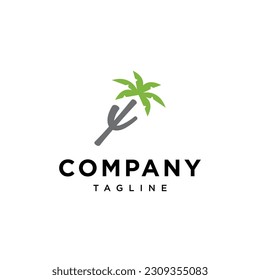 
Letter X coconut tree beach logo icon vector template.eps