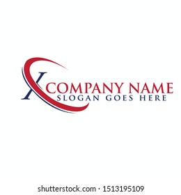 Letter X Colorful logotype design And Corporate identity design for you business 