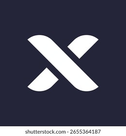 Logo-Branding mit Buchstaben X