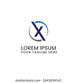 Letter X Creative logo design 