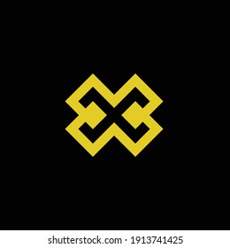 letter X cross vector logo design