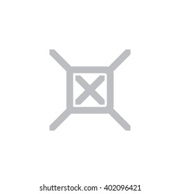 letter X and D monogram logo gray