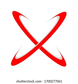 letter X design for logo