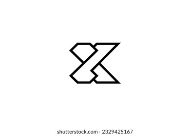 Letter X Diamond Logo Design