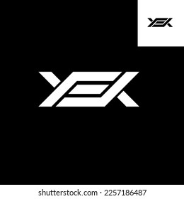 Letter X E Monogram Logo Design