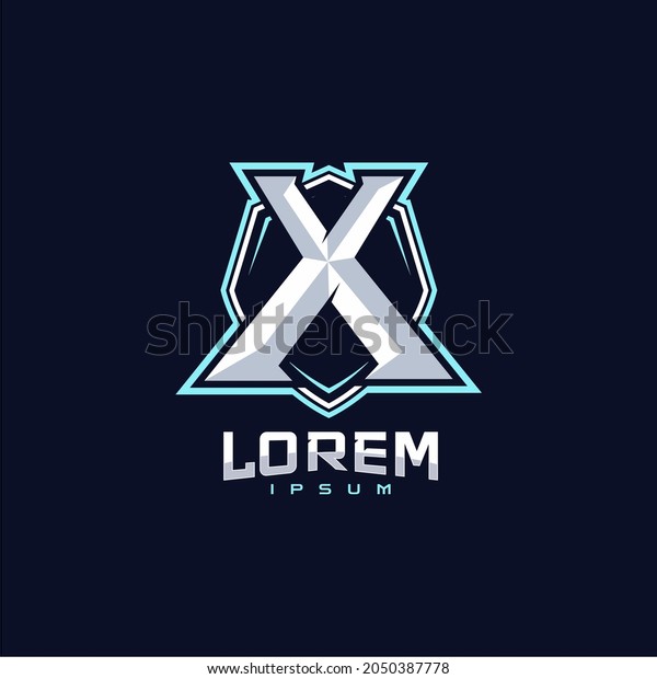 Letter X Gaming Sport\
Team Logo Design