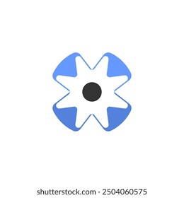 letter x gear vector logo mechanics symbol design