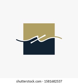 Letter X handwriting with square concept. handwriting logo of initial signature, decoration, fashion, jewelry, boutique, and botanical with creative template for any company or business - vector
