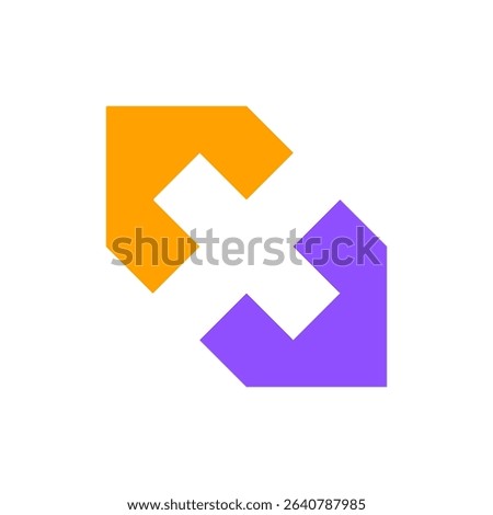 Letter X house creative negative space logo