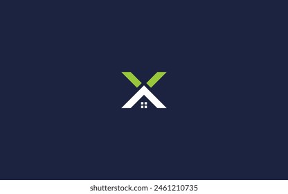 letter x with house logo icon design vector design template inspiration