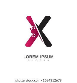 Letter X Icon With Creative design Modern. Vector Illustration