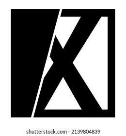letter X icon design logo 