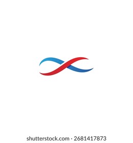 letra x infinity ícone do design do logotipo