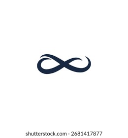 letter x infinity logo design icon