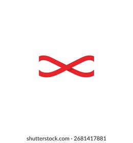 letra x infinity ícone do design do logotipo