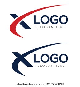 Letter X and Initial X Business Logo Vector