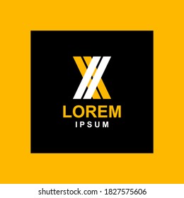 Letter X initial logo design. Modern template design. Vector icon