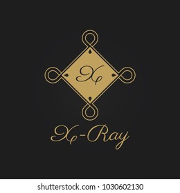 Letter X initial Luxury Logo template in vector for Restaurant, Royalty, Boutique, Cafe, Hotel, Jewelry. 