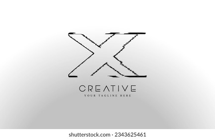 Letter X initialisiert Design-Vorlagen für Logos 