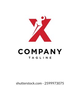 Letter X kunai Logo Icon Vector